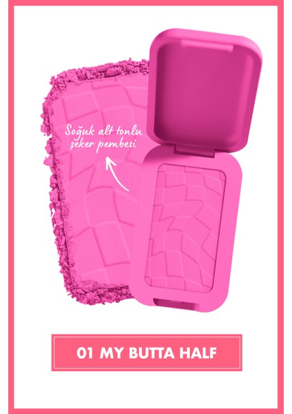Buttermelt Blush Kremsi Pudra Allık - 01 My Butta Half & Mini Maybelline Tattoo Liner Gel Pencil Hediyeli Set modelleri