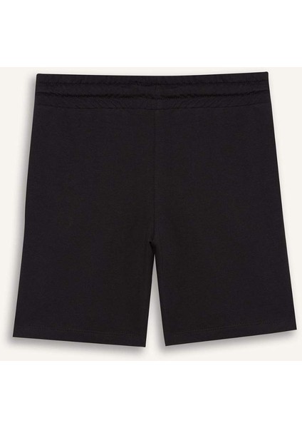 Kız Çocuk Basic Düz Bermuda Şort B5165A824HS