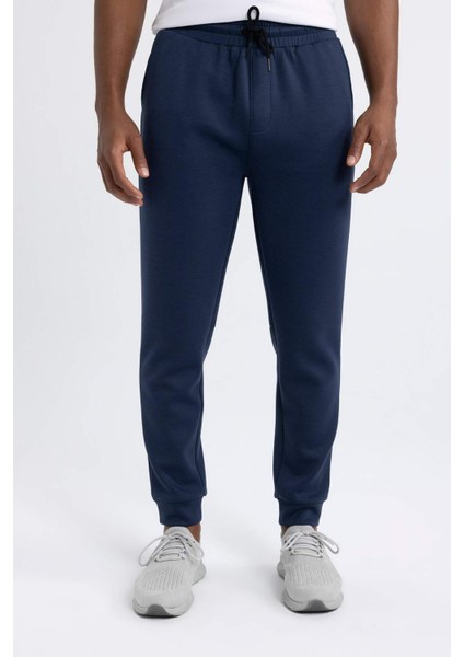 Fit Slim Fit Dar Kesim Standart Paça Skuba Dalgıç Kumaş Jogger Eşofman Altı