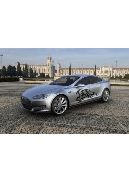 Oto Yan Özel Yeni Sticker 2 Li