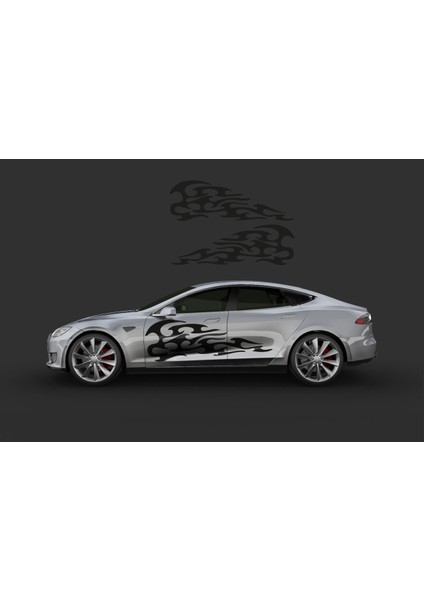 Oto Yan Özel Yeni Sticker 2 Li fiyatları