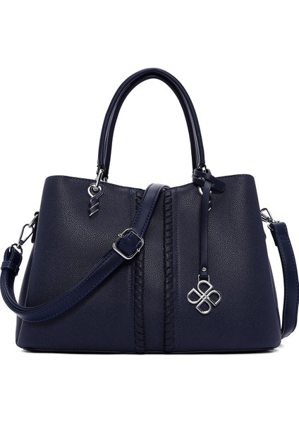 Kadın Lacivert Uzun Askılı Klasik Kol Çantası 25WBD2833FT