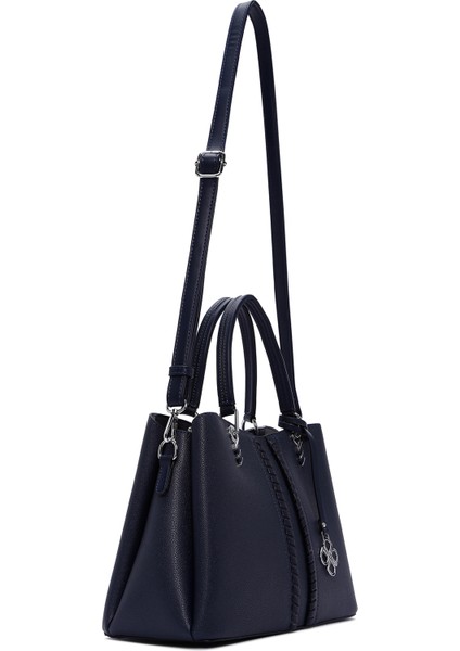 Kadın Lacivert Uzun Askılı Klasik Kol Çantası 25WBD2833FT