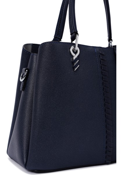 Kadın Lacivert Uzun Askılı Klasik Kol Çantası 25WBD2833FT