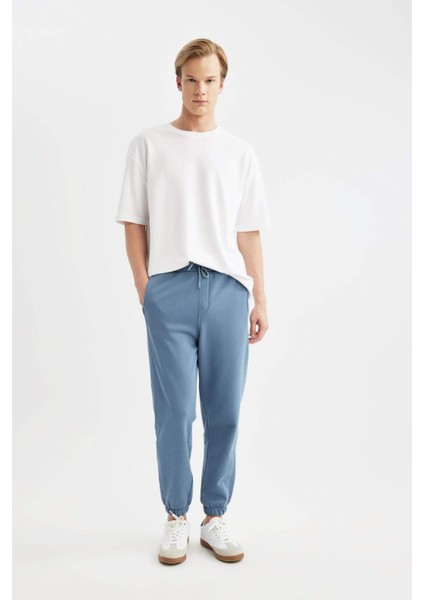 Regular Fit Eşofman Altı Cepli Beli Bağcıklı Lastikli Paça B6155AX24SP