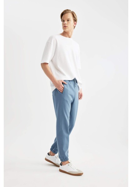 Regular Fit Eşofman Altı Cepli Beli Bağcıklı Lastikli Paça B6155AX24SP