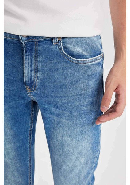 Carlo Skinny Fit Ekstra Dar Kalıp Normal Bel Ekstra Dar Paça Jean Pantolon B4672AX24SP