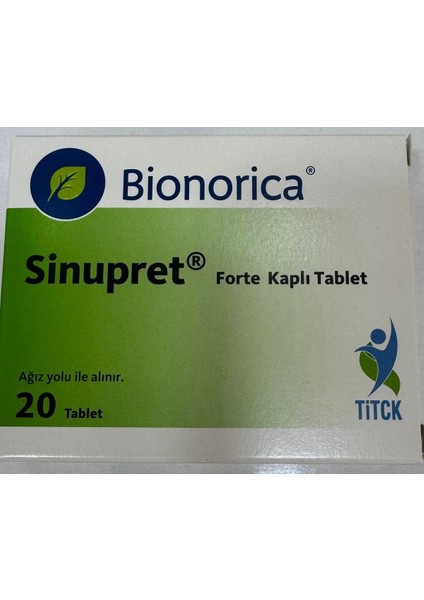 Sınupret 20 Forte Kaplı Tablet fiyatları