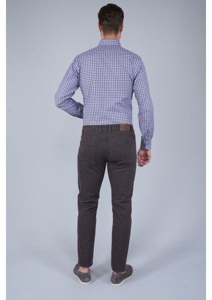 Kahve Gabardin Pamuklu 5 Cepli Spor Pantolon PNS24K24004_D11 fiyatları