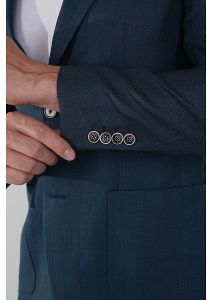 Erkek Platinum Regular Fit Torba Cep Yün Koyu Yeşil Ceket PCK25Y25010_D48 fırsatları