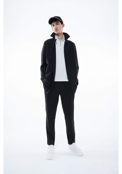 Jogger Yazlık Kumaş Pantolon Her Yöne Esneyen Düz Paça B6463AX24SP