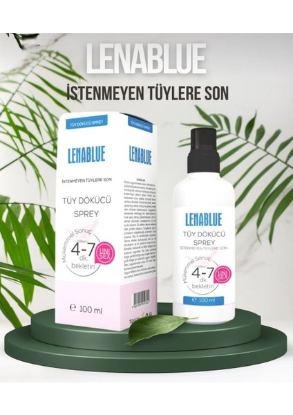 Tüy Dökücü ve Tüy Azaltıcı Tüy Alma Krem Tüm Cilt Tipleri Için Epilasyon Sprey 100 ml (Unisex) x 10ADET fiyatları