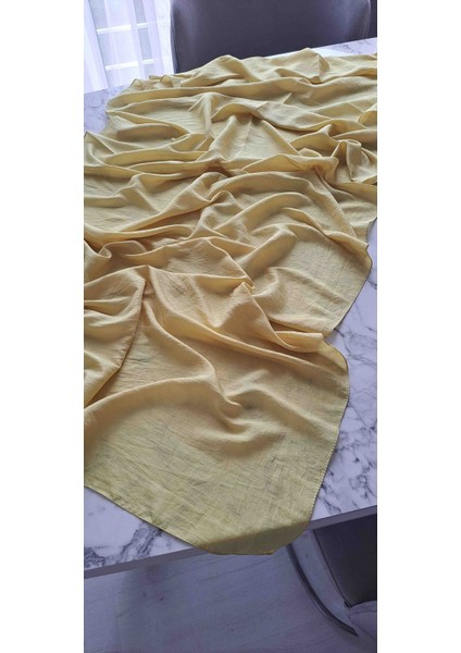 Yağ Yeşili Şal, Pamuklu Parlak Dokuma