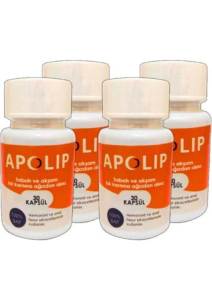 Apolip Hemo 30'lu x 4 Adet