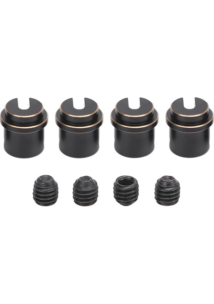 Amortisör Braketi SCX10 Pro AXL03028 1/10 Rc Paletli Araba Yükseltme Parçaları Siyah Altın Pirinç (Yurt Dışından)