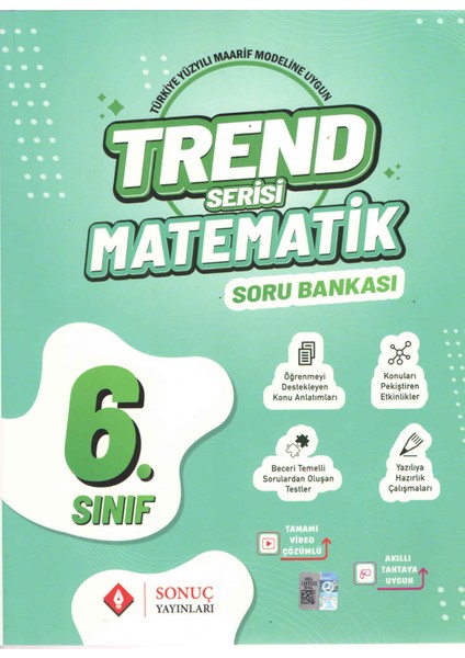 Sonuç Yayınları Trend Serisi 6. Sınıf Matematik Soru Bankası 2026