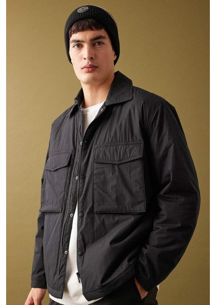 Relax Fit Polo Yaka Gömlek Ceket B4941AX24SP