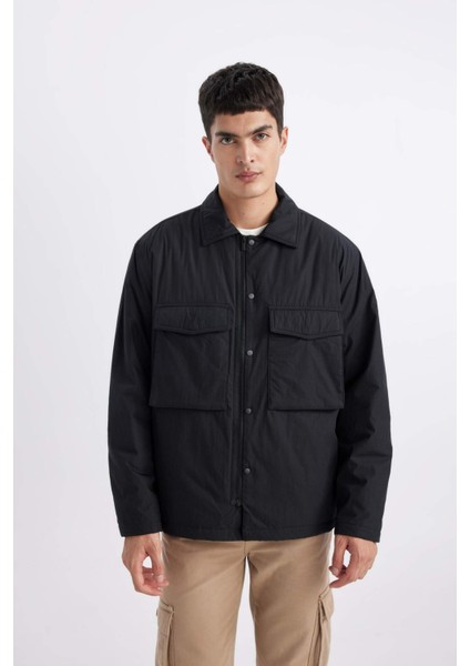 Relax Fit Polo Yaka Gömlek Ceket B4941AX24SP