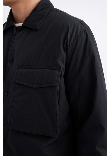 Relax Fit Polo Yaka Gömlek Ceket B4941AX24SP