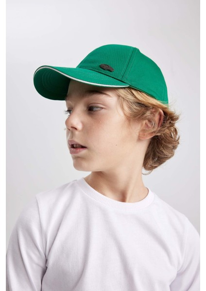 Erkek Çocuk Pamuklu Beyzbol Basketbol Şapkası N5481A624SM