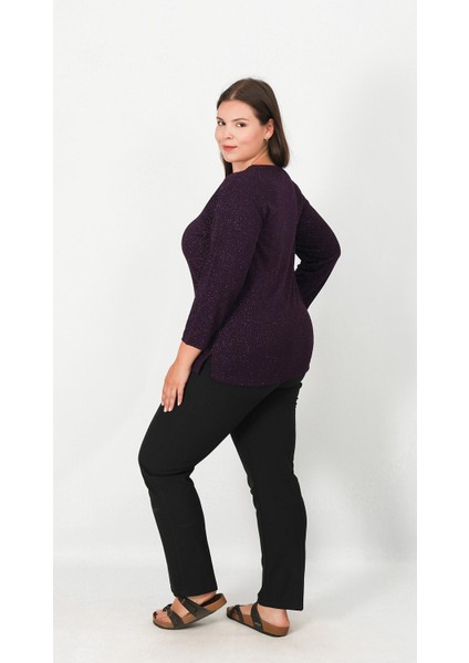 Abiye Simli Fukuro Turvakar Kol Bluz fırsatları