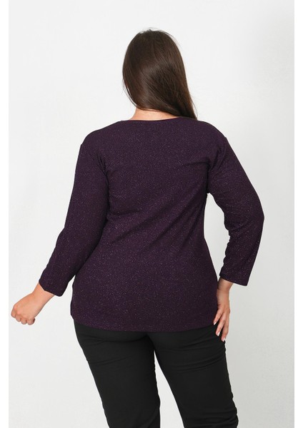 Abiye Simli Fukuro Turvakar Kol Bluz indirimleri