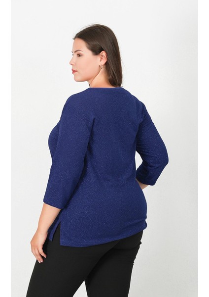 Abiye Simli Fukuro Turvakar Kol Bluz modelleri