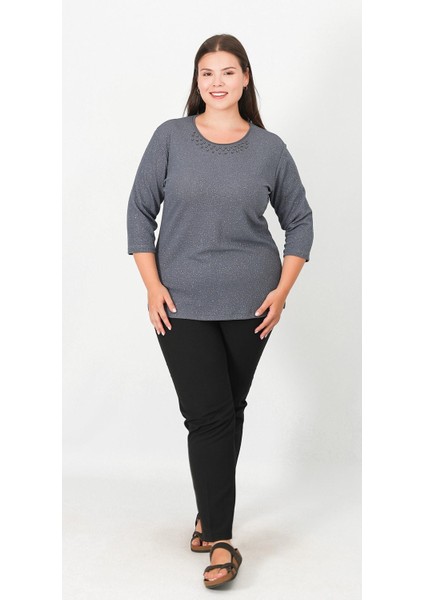 Abiye Simli Fukuro Turvakar Kol Bluz modelleri