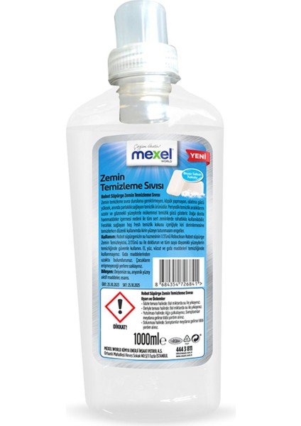 Robot Süpürgelere Özel Zemin Temizleme Sıvısı Deterjanı Beyaz Sabun Esanslı 1000 ml fiyatları