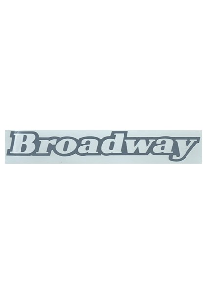 Broadway Kağıt Yazı Yeni Model. Açık Gri fiyatları