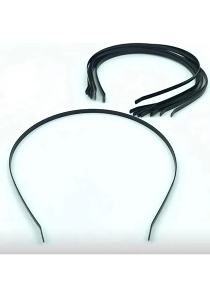 Siyah Metal Tel Taç 12 Adet 2,5 mm