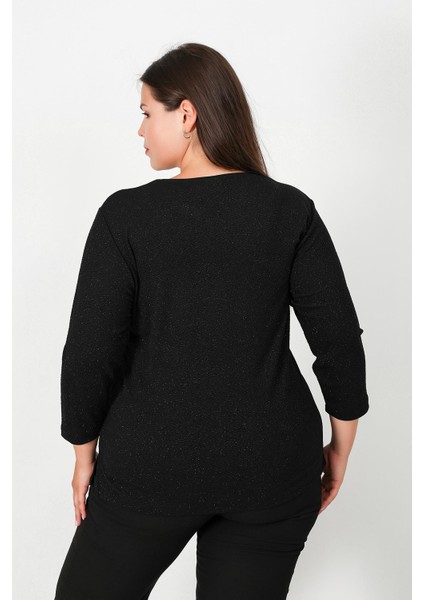 Abiye Simli Fukuro Turvakar Kol Bluz fiyatları