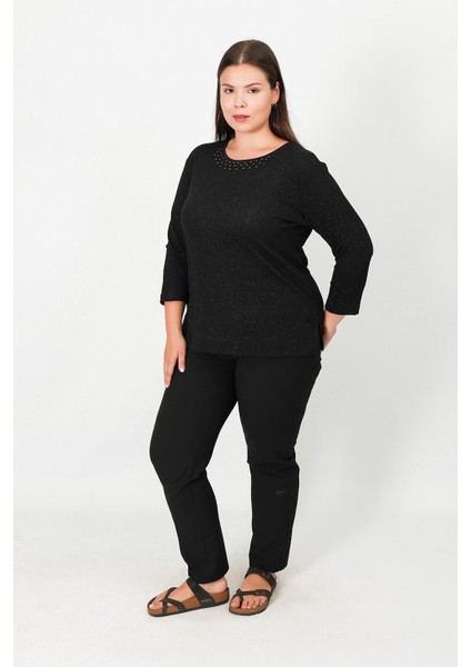 Abiye Simli Fukuro Turvakar Kol Bluz modelleri