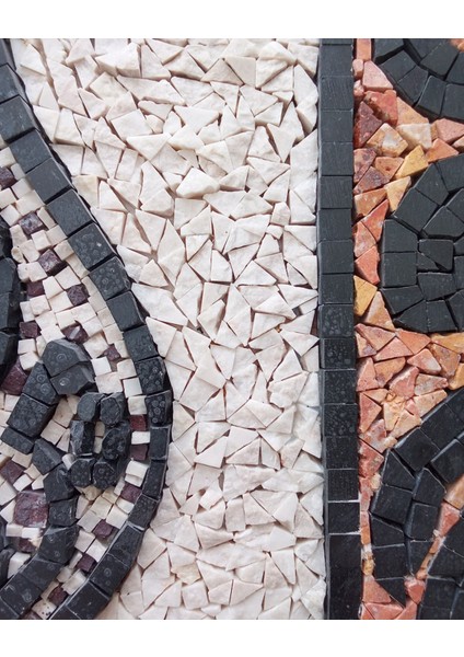 Lale Motifli Mozaik Taş Tablo