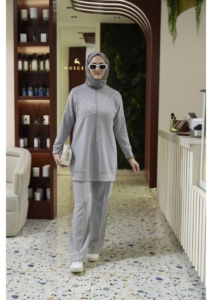 Moda Fermuarlı2 Li Eşofman Takımı