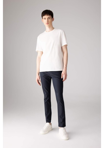 %100 Pamuk New Regular Fit Bisiklet Yaka Basic Düz Kısa Kollu Tişört V7699AZ24SP