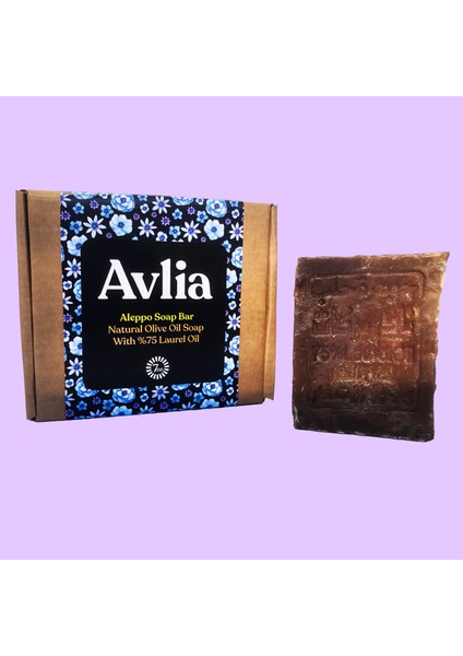 Halep Sabunu – %75 Defne Yağlı, Zeytinyağlı, Katkısız El Yapımı Sabun (3 Adet)