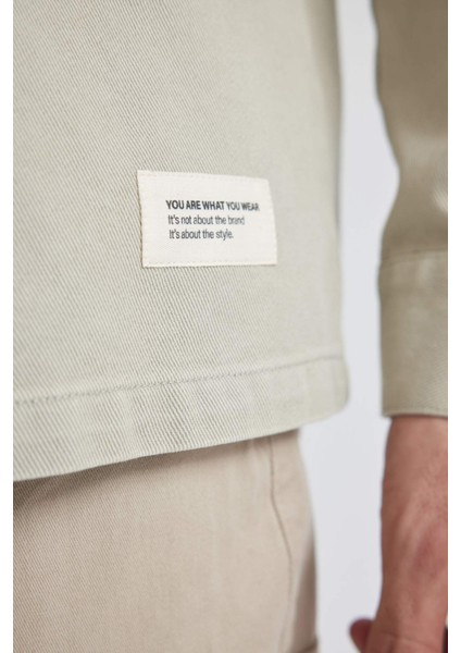 Relax Fit Polo Yaka Gömlek Ceket B4523AX24SP