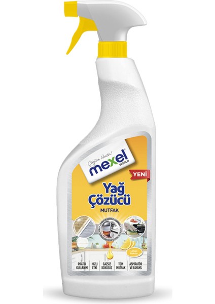 Yağ Çözücü Limon Kokulu 750 ml (2 Adet) fiyatları
