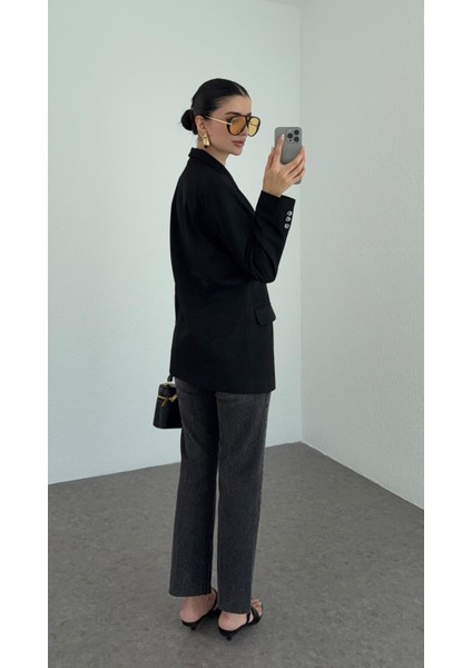 Yandan Bağlamalı Siyah Blazer fiyatları