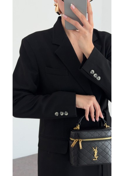 Yandan Bağlamalı Siyah Blazer indirimleri