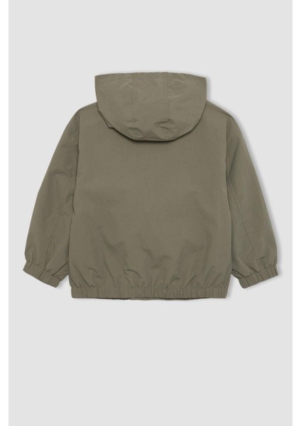 Kız Çocuk Su Geçirmez Kapüşonlu Yağmurluk B4292A824SP