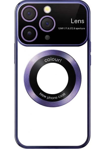 Iphone 13 Pro Kılıf Kamera Korumalı Magsafe Colourl Mor
