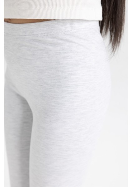 Kız Çocuk Midi Basic Düz Tayt B5656A824SM