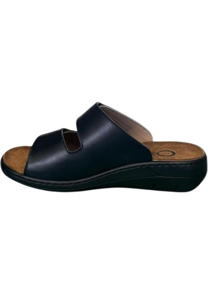 Geniş Kalıp Kadın Iki Cırtlı Terlik 2811 fırsatları
