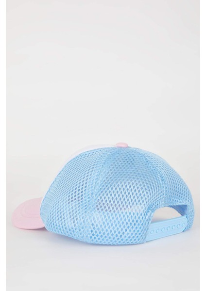 Kız Çocuk Nakışlı Gabardin Beyzbol Basketbol Şapkası B7584A824SM