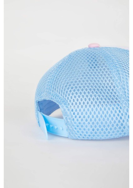 Kız Çocuk Nakışlı Gabardin Beyzbol Basketbol Şapkası B7584A824SM