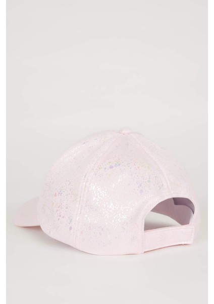 Kız Çocuk Nakışlı Gabardin Beyzbol Basketbol Şapkası B7591A824SM