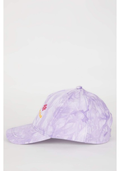 Kız Çocuk Nakışlı Beyzbol Basketbol Şapkası B7600A824SM