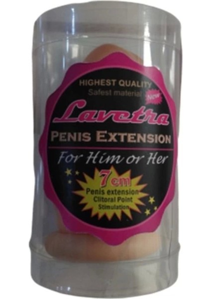 Lavetra Tırtıklı 7 cm Dolgulu Prezervatif